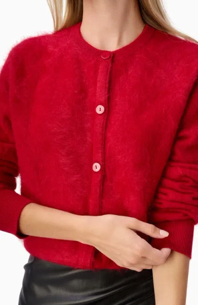 Cami Nyc Dorian Cashmere Cardigan In Red