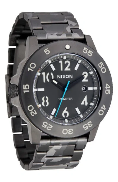 Nixon Smyth 44 Bracelet Watch, 44mm In Black