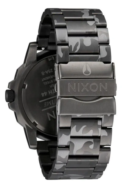 Nixon Smyth 44 Bracelet Watch, 44mm In Black