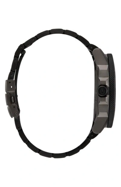 Nixon Smyth 44 Bracelet Watch, 44mm In Black