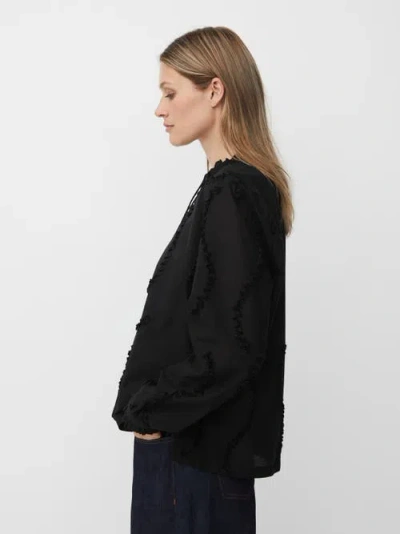 Masai Copenhagen Madolvira Ruffle Detail Blouse In Black