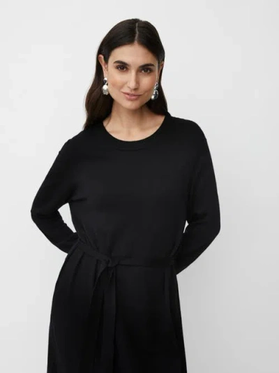 Masai Copenhagen Manisuta Long Sleeve Belted Waist Dress In Black