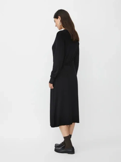 Masai Copenhagen Manisuta Long Sleeve Belted Waist Dress In Black