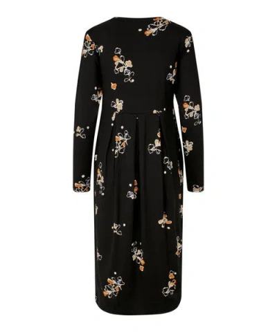 Masai Copenhagen Manamo Long Sleeve Midi Dress In Black