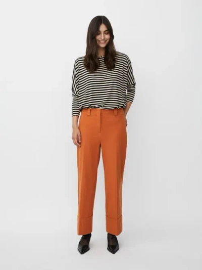 Masai Copenhagen Cropped Loose Leg Pants In Brown