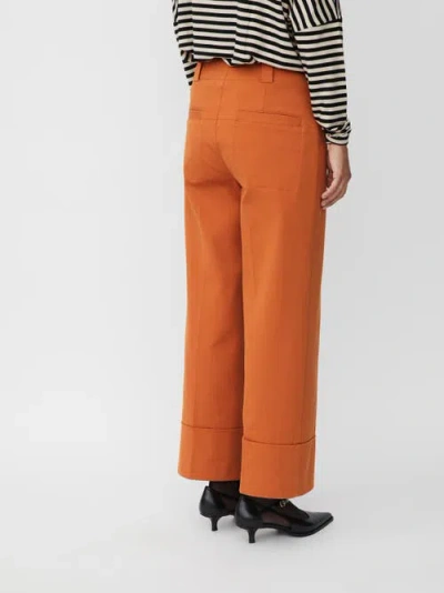 Masai Copenhagen Cropped Loose Leg Pants In Brown