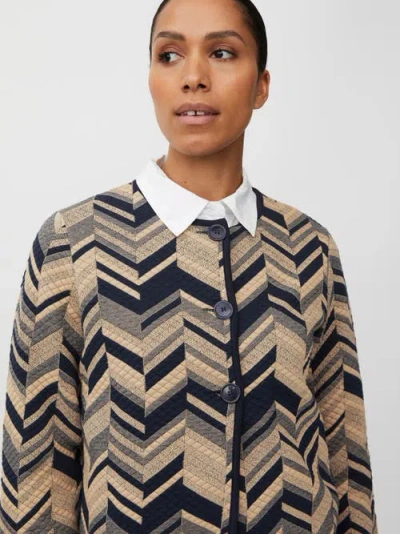 Masai Copenhagen Majuanta Long Sleeve Round Neck Jacket In Black