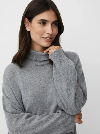 Masai Copenhagen Mafaricka Long Sleeve Roll Neck Sweater In Gray