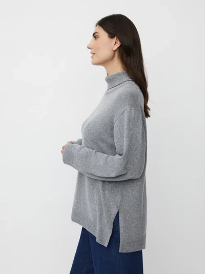 Masai Copenhagen Mafaricka Long Sleeve Roll Neck Sweater In Gray