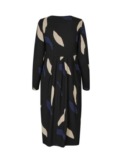 Masai Copenhagen Manamo Long Sleeve Tulip Dress In Blue