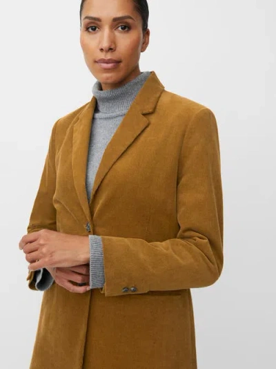 Masai Copenhagen Majaxi Long Sleeve Corduroy Blazer In Brown