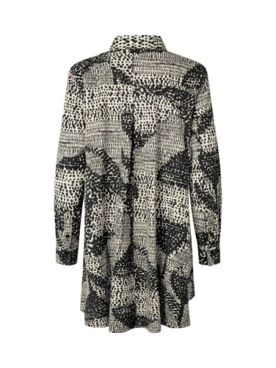 Masai Copenhagen Maingebeth Loose Fit Longline Shirt In Black
