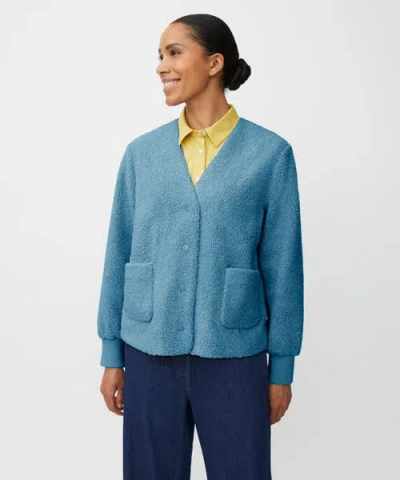 Masai Copenhagen Majunte V-neck Long Sleeve Jacket In Blue