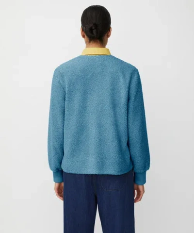Masai Copenhagen Majunte V-neck Long Sleeve Jacket In Blue