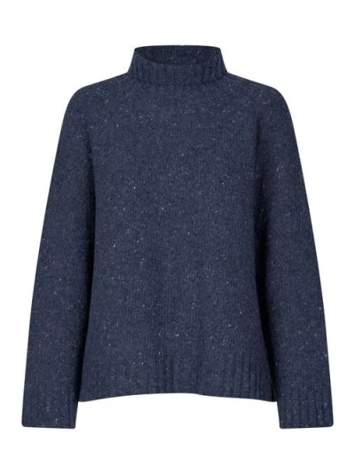 Masai Copenhagen Mafenoria Turtle Neck Sweater In Blue