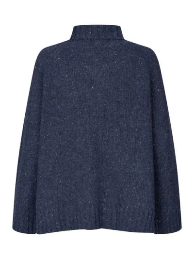 Masai Copenhagen Mafenoria Turtle Neck Sweater In Blue