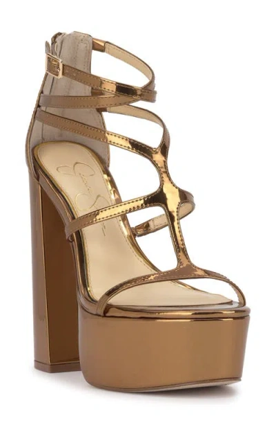 Jessica Simpson Aamina Platform Sandal In Brown