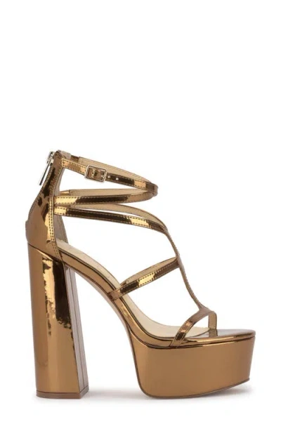 Jessica Simpson Aamina Platform Sandal In Brown