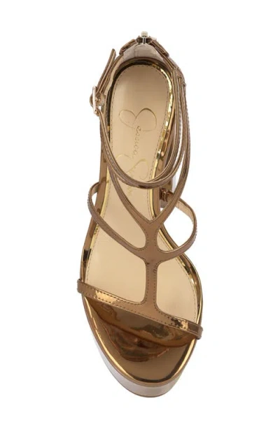 Jessica Simpson Aamina Platform Sandal In Brown