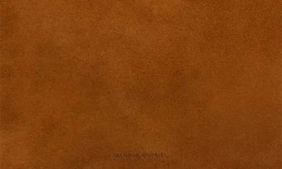 Mansur Gavriel Small Everyday Cabas Suede Hobo Bag In Brown