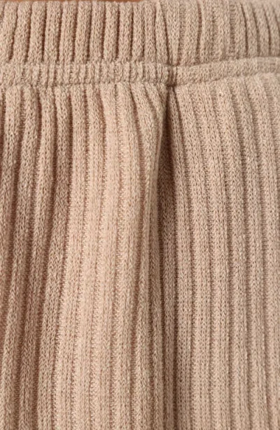 Petal And Pup Petal & Pup Granger Knit Top & Shorts Set In Brown