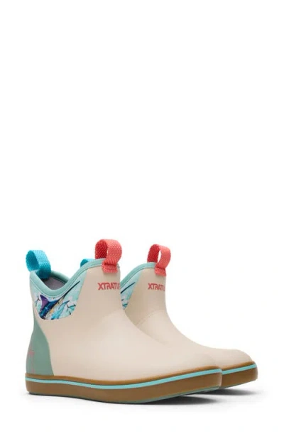 Xtratuf X Guy Harvey Waterproof Ankle Deck Boot In Pink