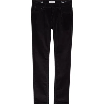 Brax Chuck Modern Fit Stretch Corduroy 5-pocket Pants In Black