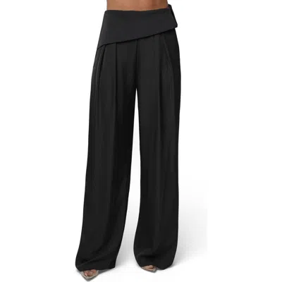 Jluxlabel Executive High Waist Pants In Black