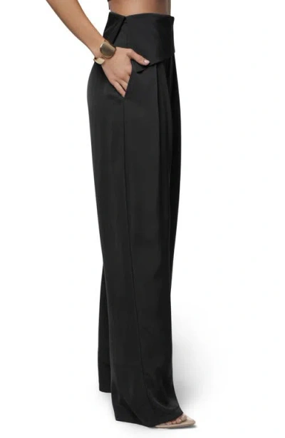 Jluxlabel Executive High Waist Pants In Black