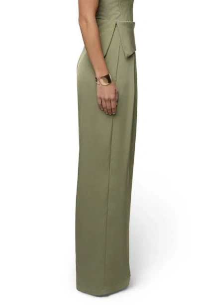 Jluxlabel Executive High Waist Pants In Green