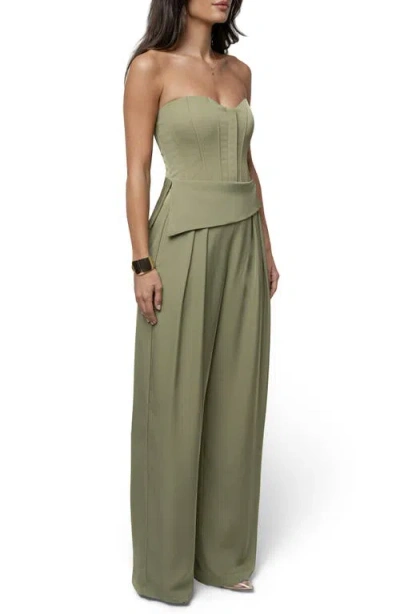 Jluxlabel Executive High Waist Pants In Green