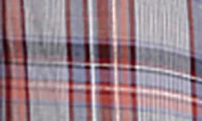 Bella Dahl Woven Plaid Skirt In Blue