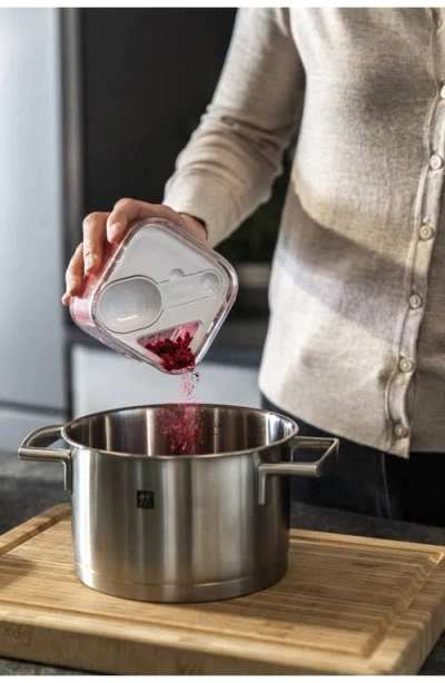 Zwilling Fresh & Save 12-piece Cube & Vacuum Pump Set In Transparent