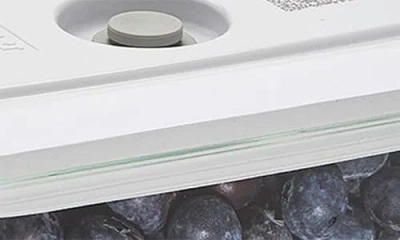 Zwilling Fresh & Save 4-piece Glass Container & Vacuum Pump Set In Transparent