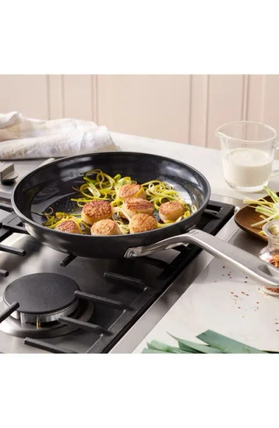 Zwilling Motion Ceramic Hard Anodized Nonstick 10-inch Fry Pan In Black