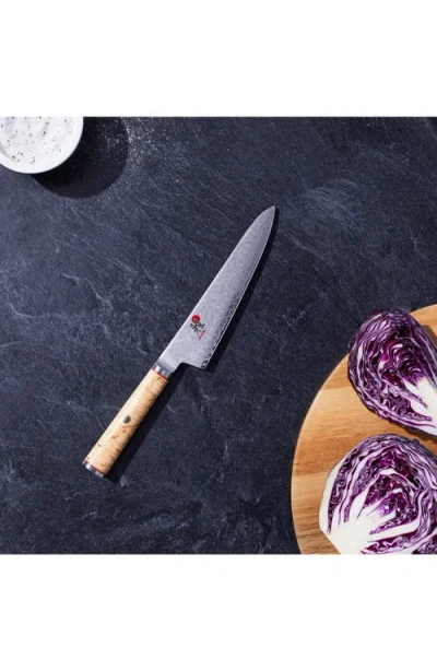 Miyabi Birchwood Sg2 5.5-inch Prep Knife In Neutral