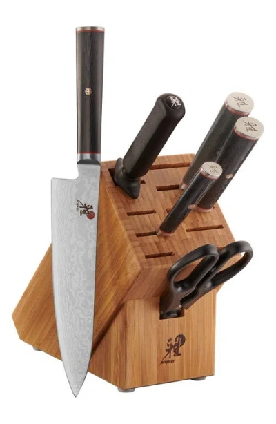 Miyabi Kaizen 7-piece Knife Block Set In Black