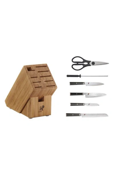 Miyabi Kaizen 7-piece Knife Block Set In Black