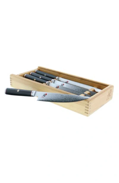 Miyabi Kaizen 4-piece Steak Knife Set In Black