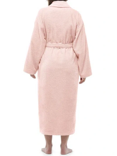Arus Shawl Collar Turkish Terry Cotton Bathrobe For Women In Neutral