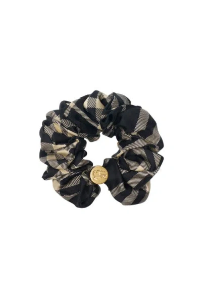 Burberry Check Silk Scrunchie