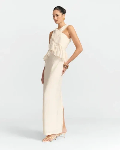 St Mrlo Aloe Maxi Dress In White