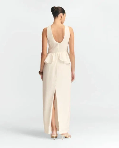 St Mrlo Aloe Maxi Dress In White