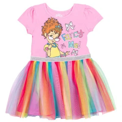 Disney Fancy Nancy Short Sleeve Tulle Dress In Pink