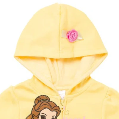 Disney Princess Zip-up Hoodie In Yellow