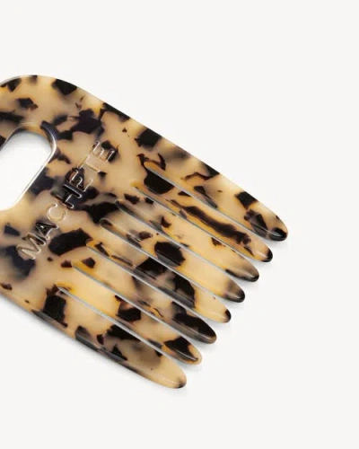 Machete No. 4 Comb In Blonde Tortoise At Urban Outfitters In Multi