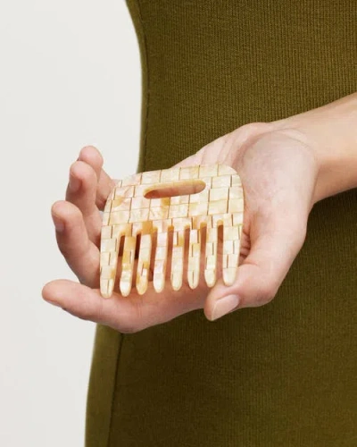 Machete No. 4 Comb In Blonde Tortoise At Urban Outfitters In Multi