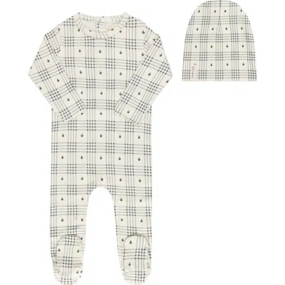 Ely's & Co. Cotton Floral Plaid Collection In Multi