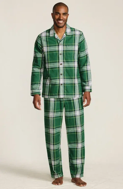 Lands' End Flannel Pajama Set In Multi