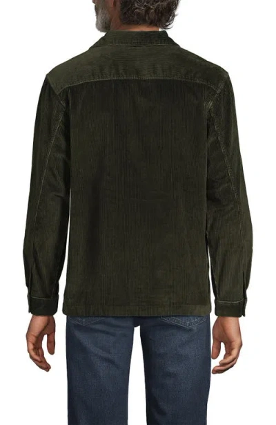 Lands' End Corduroy Chore Jacket In Brown